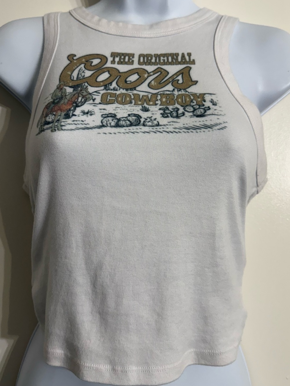 The Original Cowboy White Rib Tank Vaulty Collection small